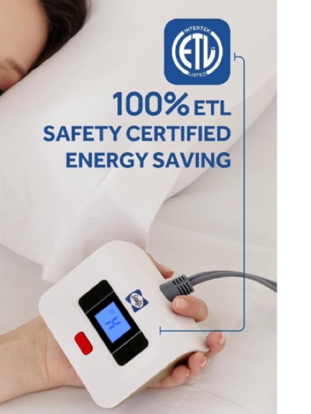 Sealy Electric Mattress Pad 10 Heat Settings With Auto Off, FULL - Ship alone - Picture 4 of 13